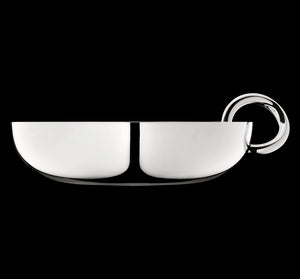 Vertigo Silver-plated Large Bowl