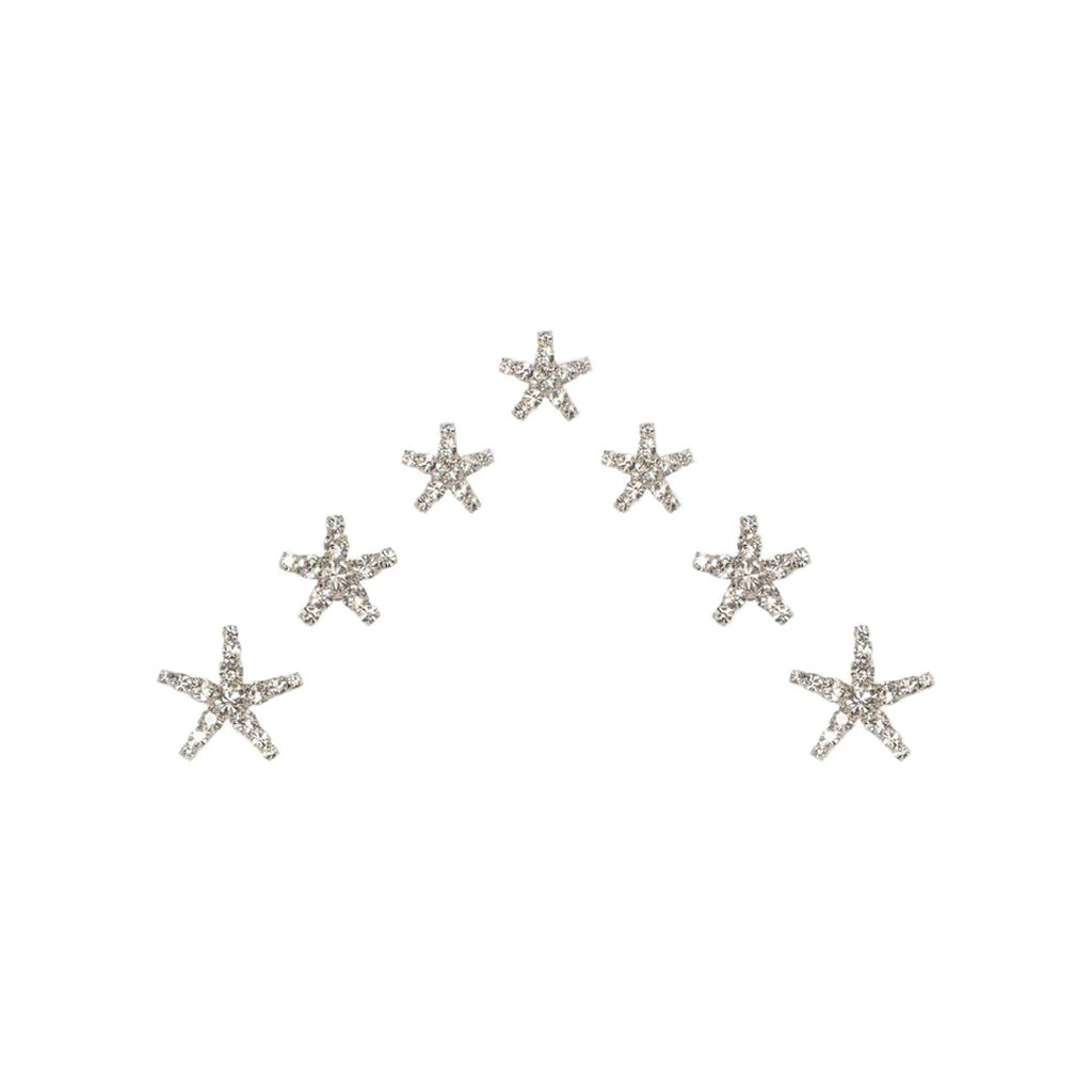Vespera Hair Magnets in Crystal, Set of 7