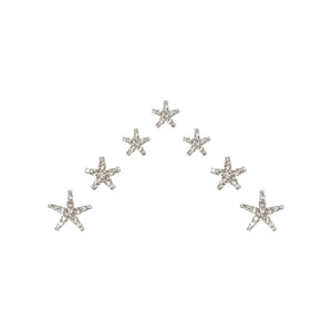 Vespera Hair Magnets in Crystal, Set of 7