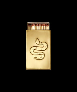 Serpent Brass Matchbox Sleeve