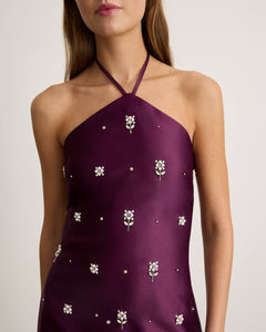 Bree Dress in Blackberry