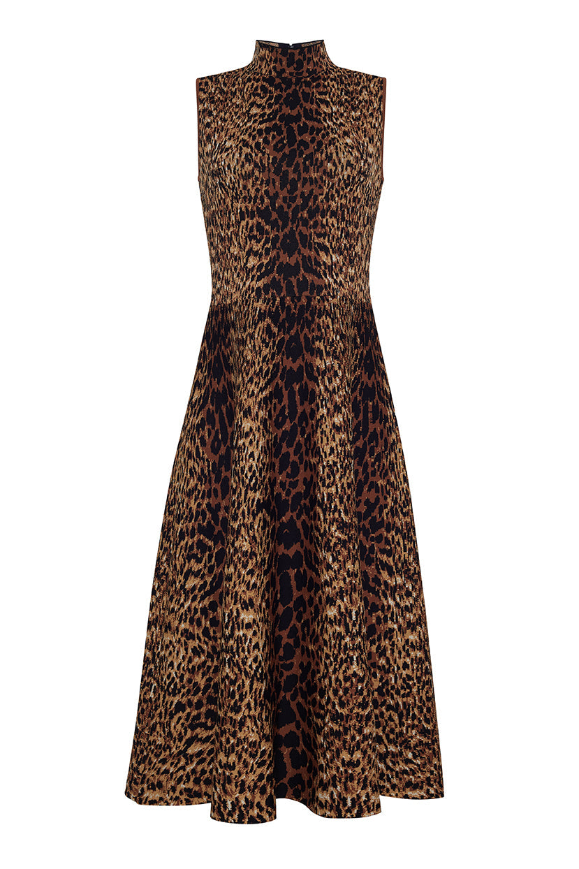 Brice Dress in Print Cheetah