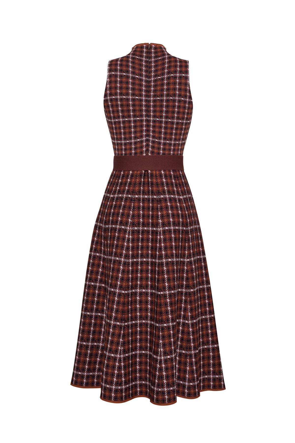 Brice Dress in Classic Check Brown