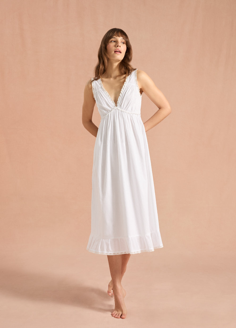 Anastasia Nightdress in White