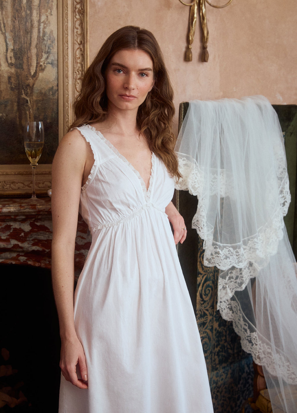 Anastasia Nightdress in White