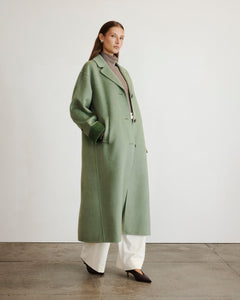 Bridget Coat in Dried Thyme Melange
