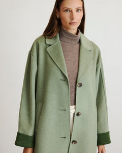 Bridget Coat in Dried Thyme Melange