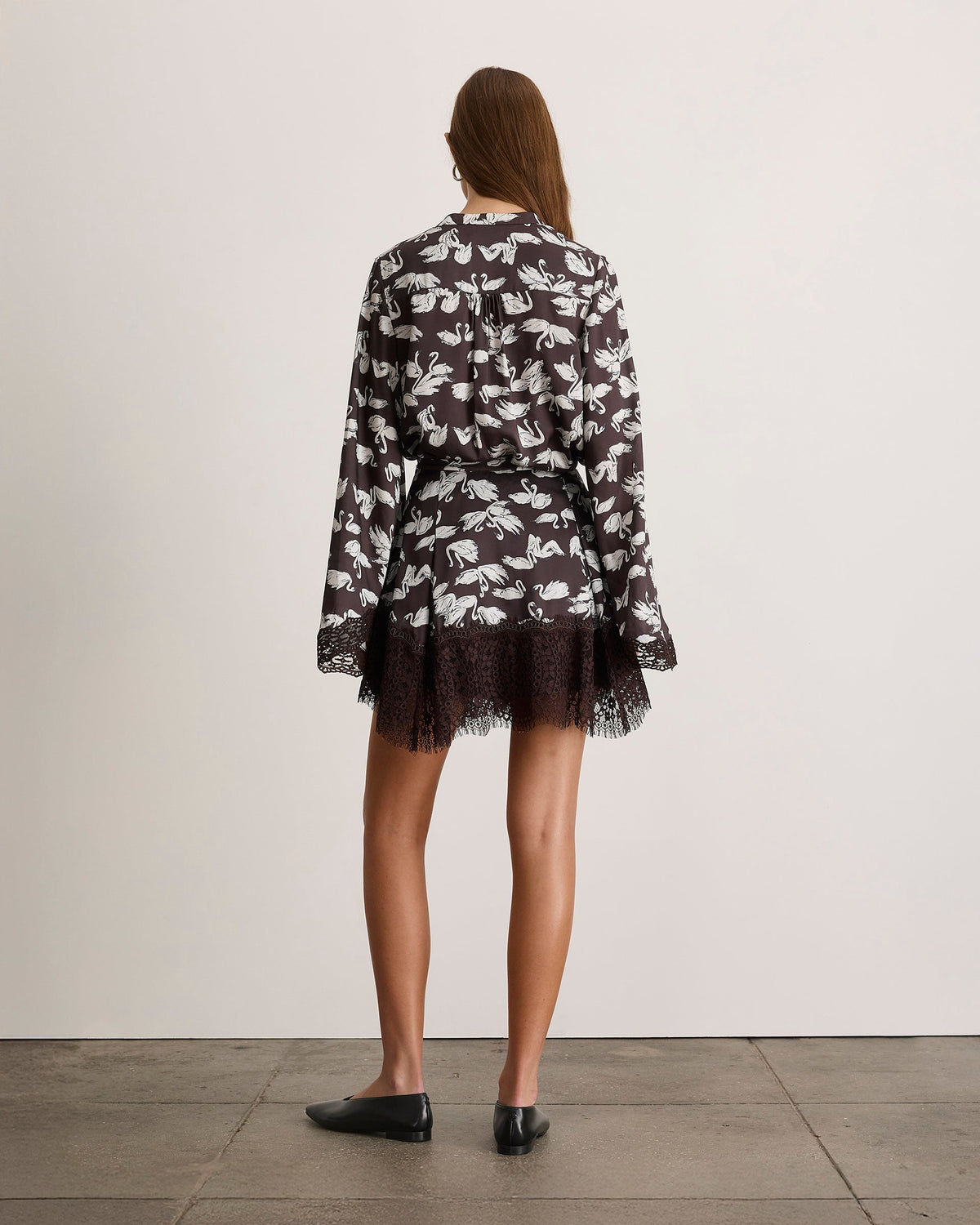 Brielle Top in Dark Fig Swan