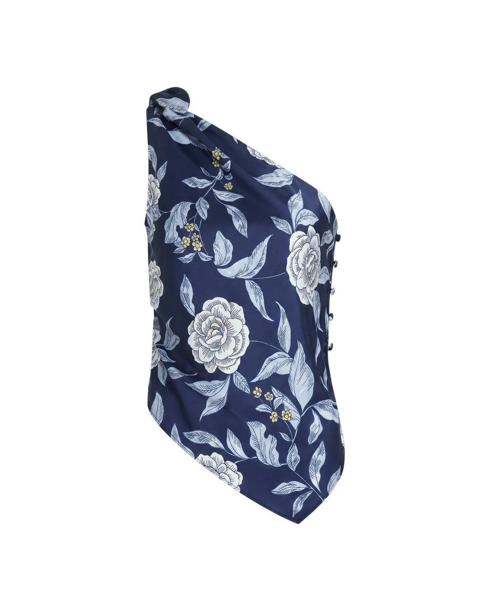 Brigid Top in Maritime Blue Multi Floral
