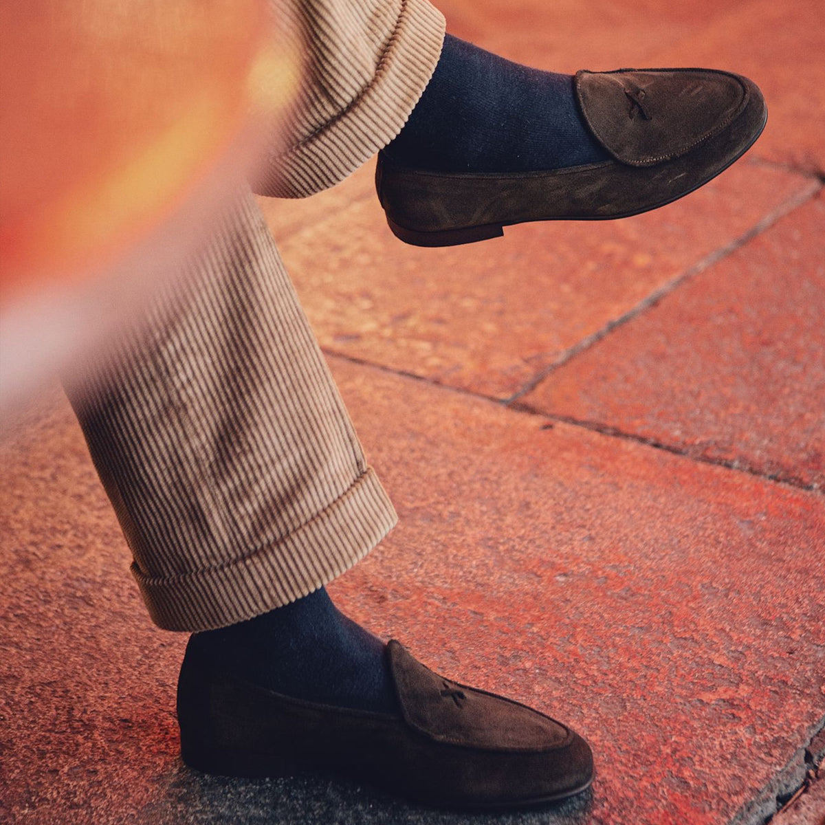 Men's Brown Suede Milano Loafer