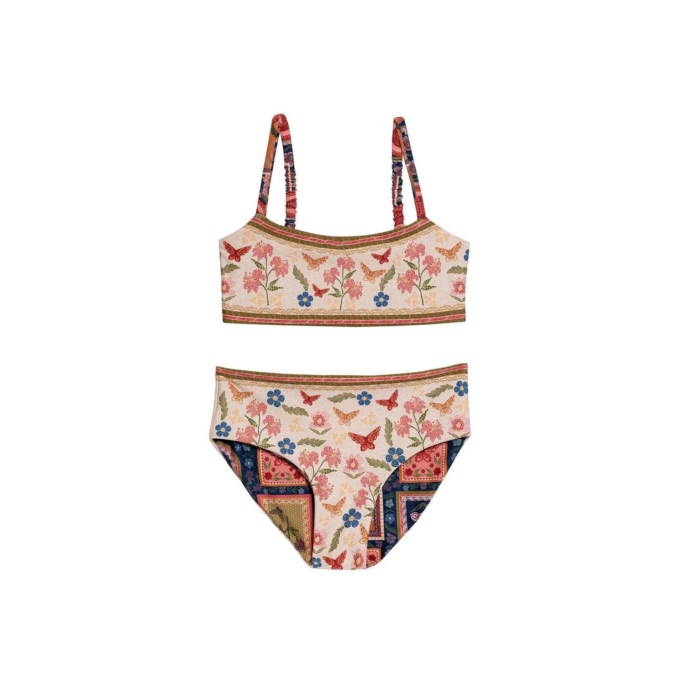 Sky Kids Bikini Set in Fiore