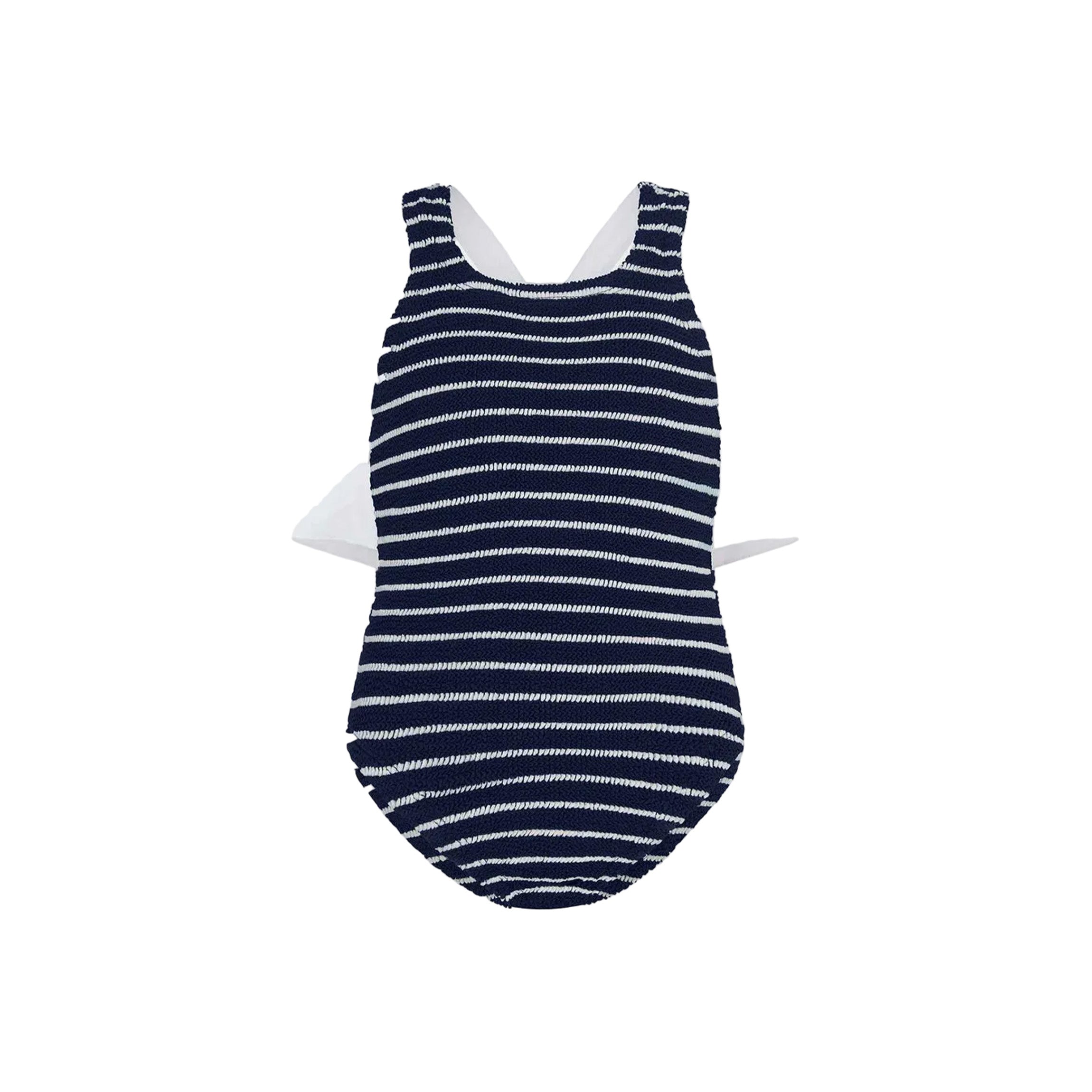 Baby Lara Swimsuit in Navy/White Stripe