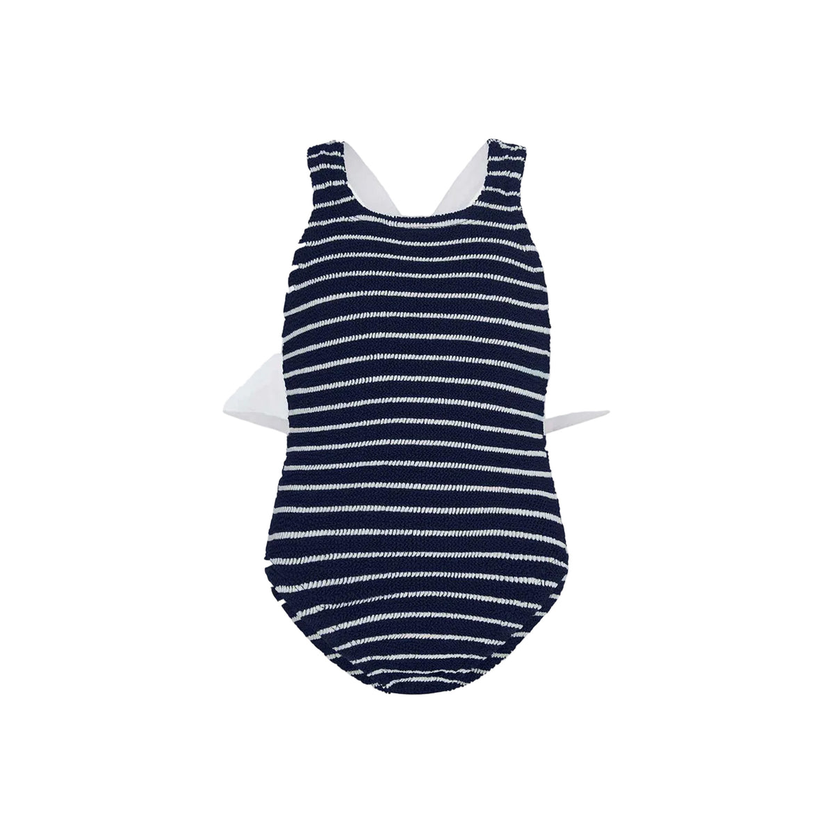Baby Lara Swimsuit in Navy/White Stripe