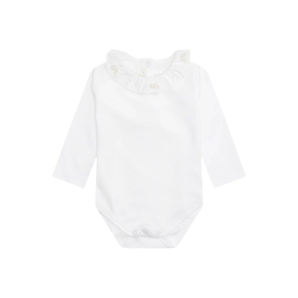Angel Wing Ruffle Collar Onesie