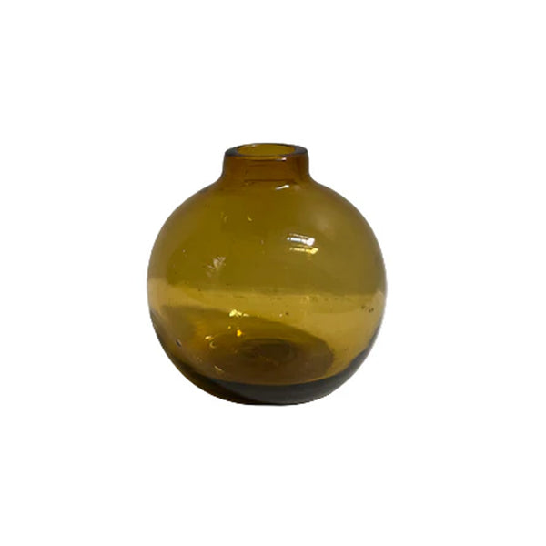 E&S IMPORTS - Bud Vase in Amber