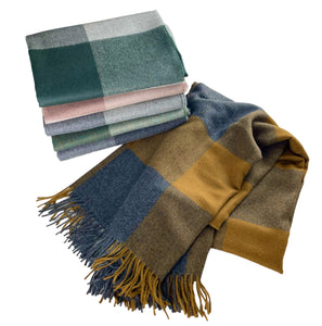 Alpaca Buffalo Check with Fringe