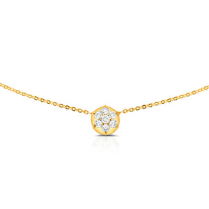 Bullet-Choker-Chain-Yellow-A, 14k yellow gold