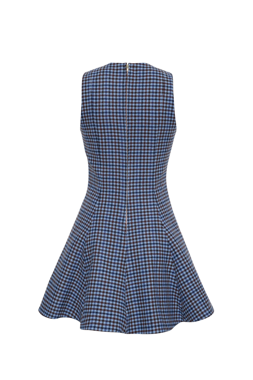 Burns Dress in Edmound Plaid Blue