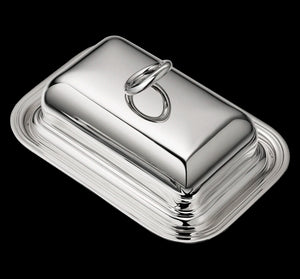 Vertigo Silver-plated Butter Dish