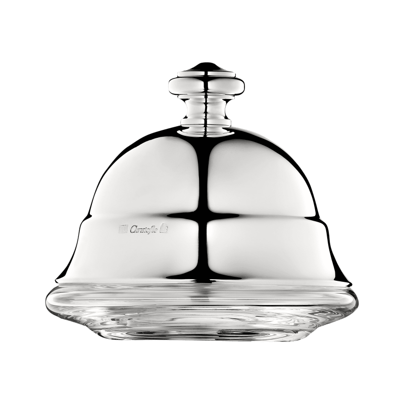 Silver-Plated Personal Lidded Butter Dish Albi