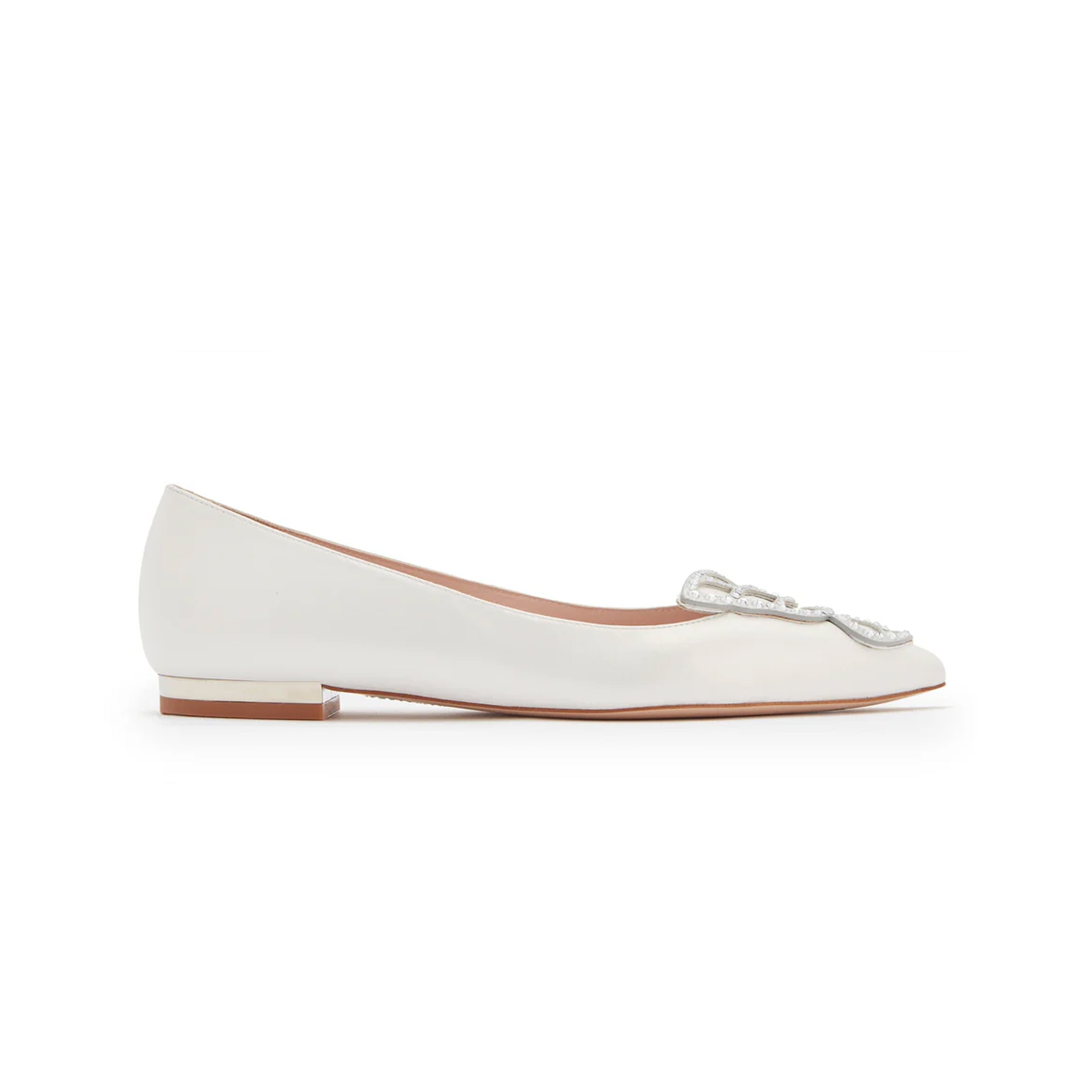 Butterfly Embellished Flat