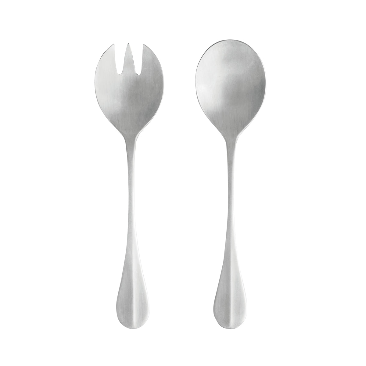 Nau Collection Salad Serving Set in Brushed, Set of 2