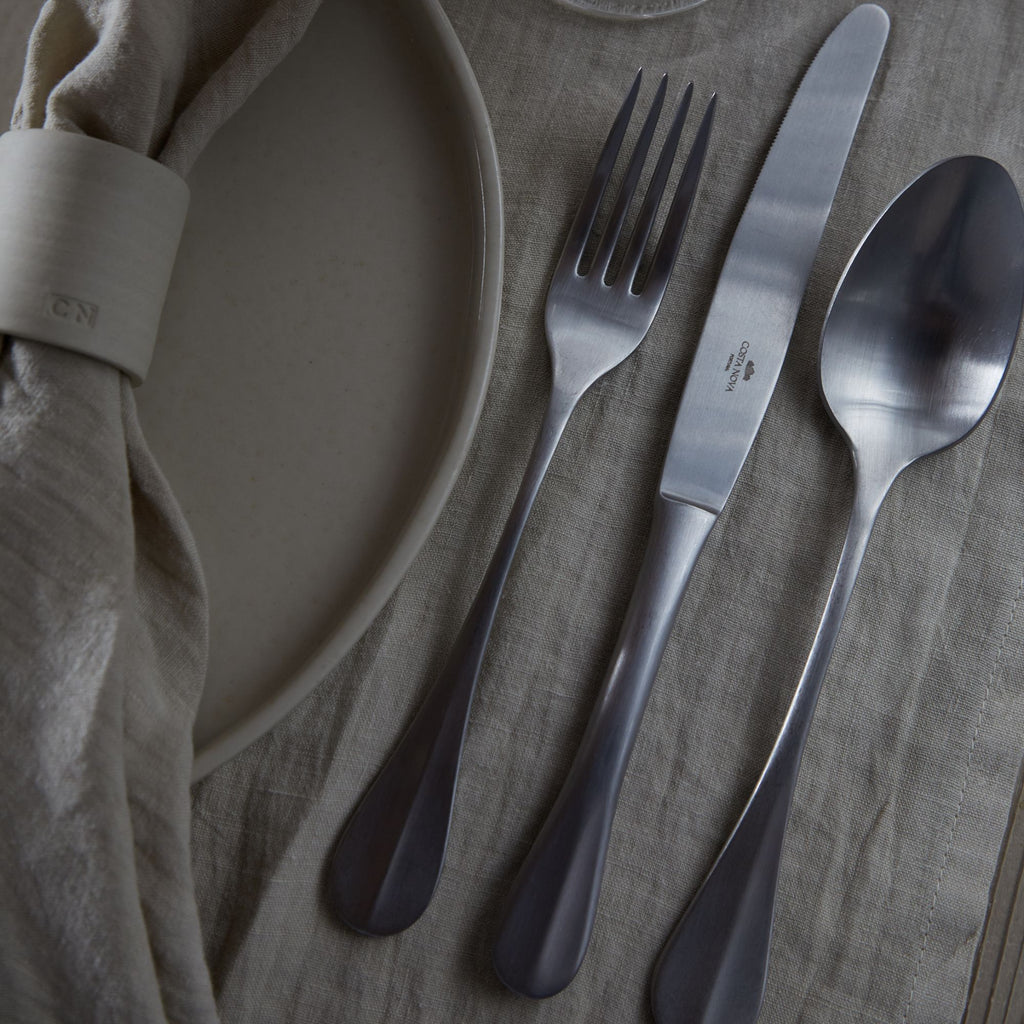 Nau Collection Flatware in Brushed, Set of 5