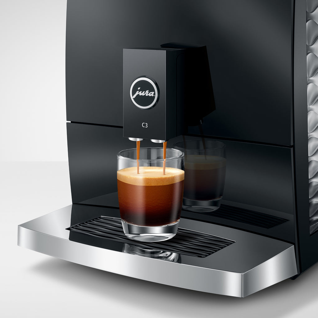 C3 Fully Automatic Coffee Machine in Piano Black