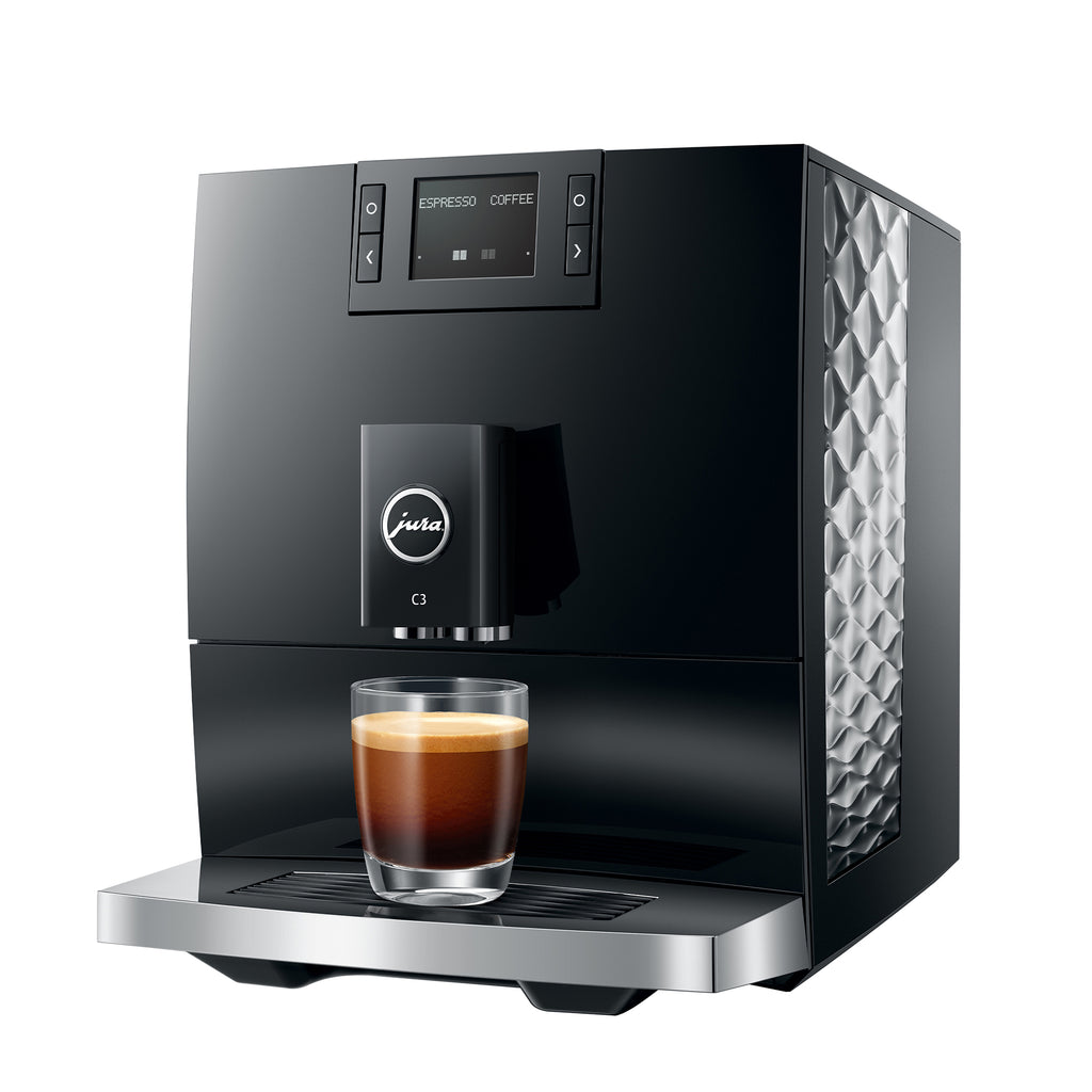 C3 Fully Automatic Coffee Machine in Piano Black
