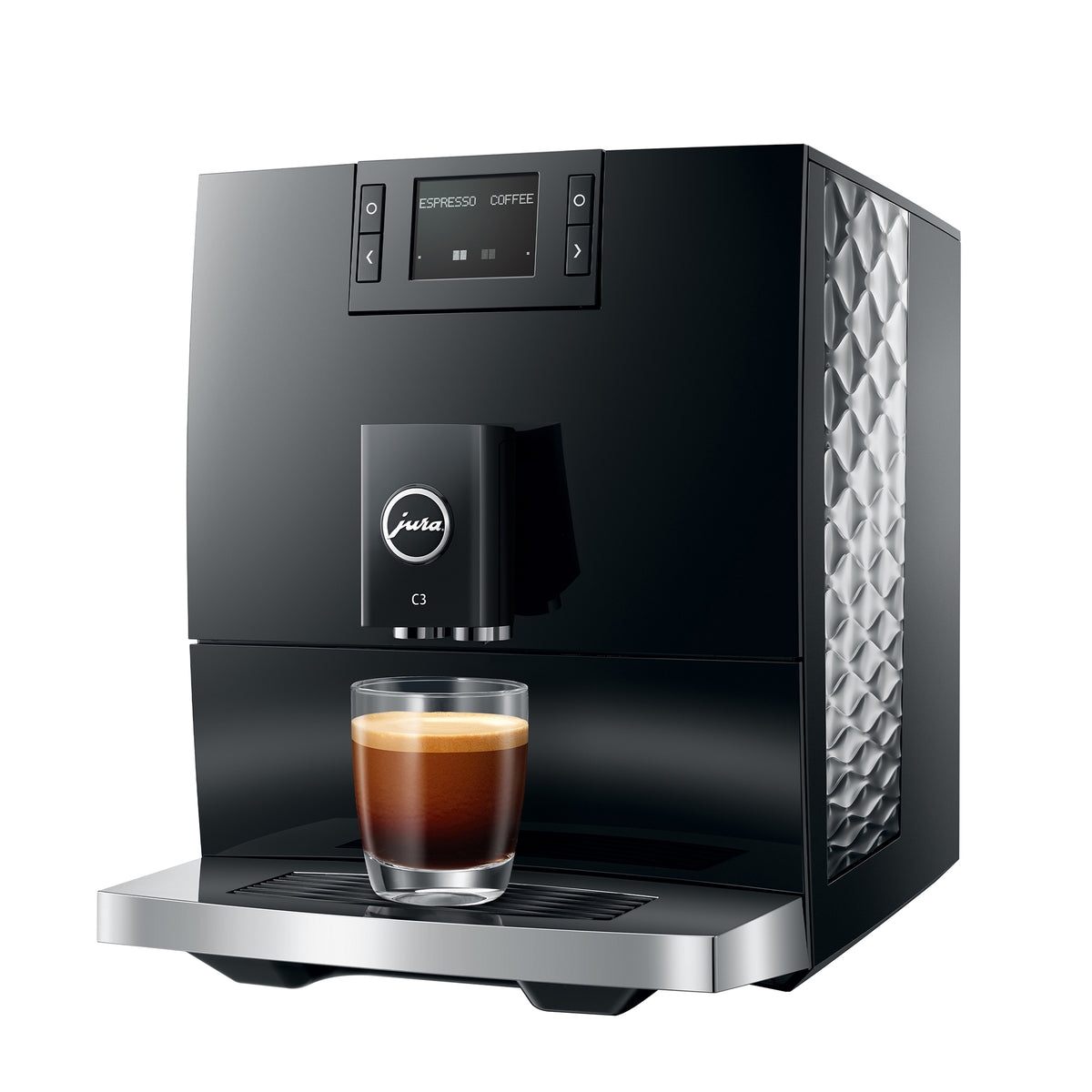 C3 Fully Automatic Coffee Machine in Piano Black