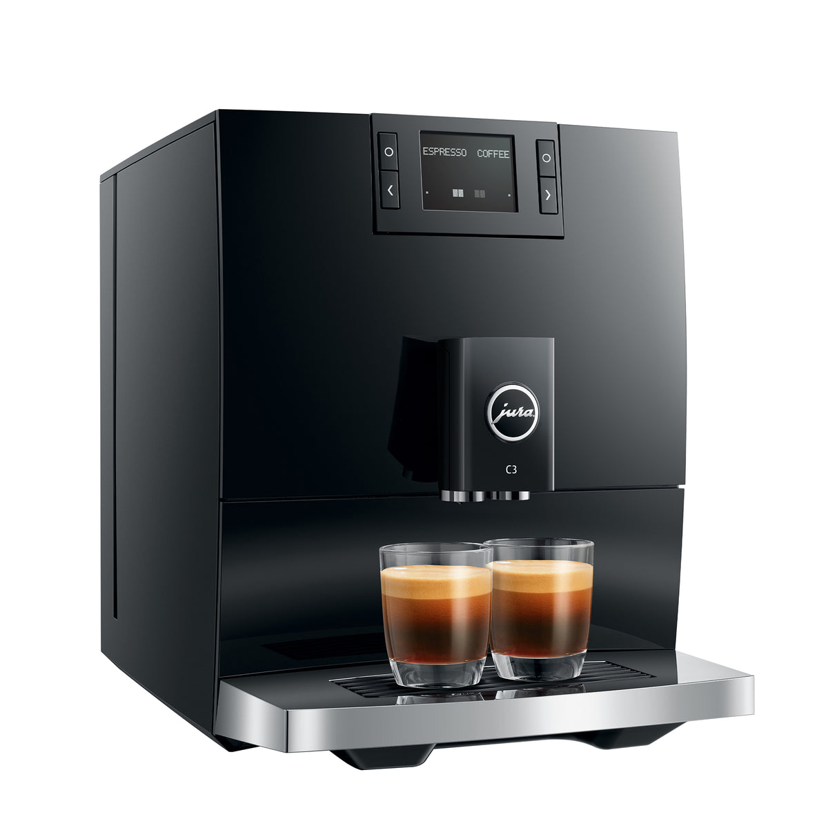 C3 Fully Automatic Coffee Machine in Piano Black
