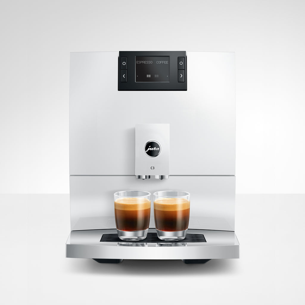 C3 Fully Automatic Coffee Machine in Piano White