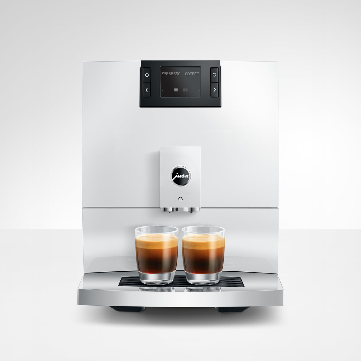 C3 Fully Automatic Coffee Machine in Piano White