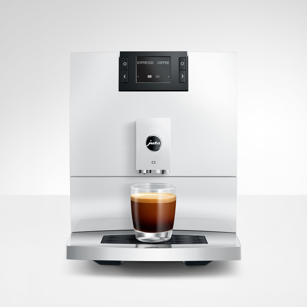 C3 Fully Automatic Coffee Machine in Piano White