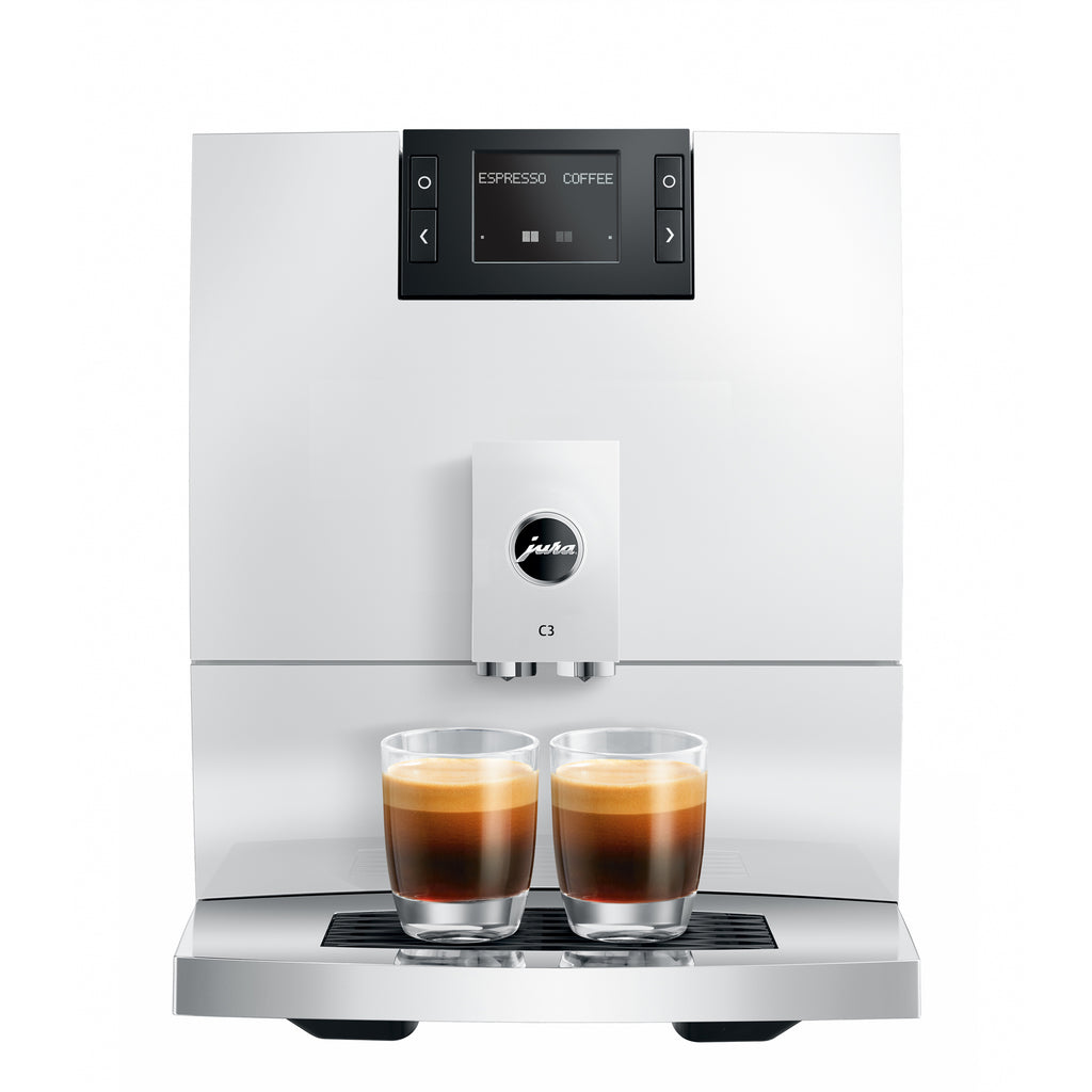 C3 Fully Automatic Coffee Machine in Piano White