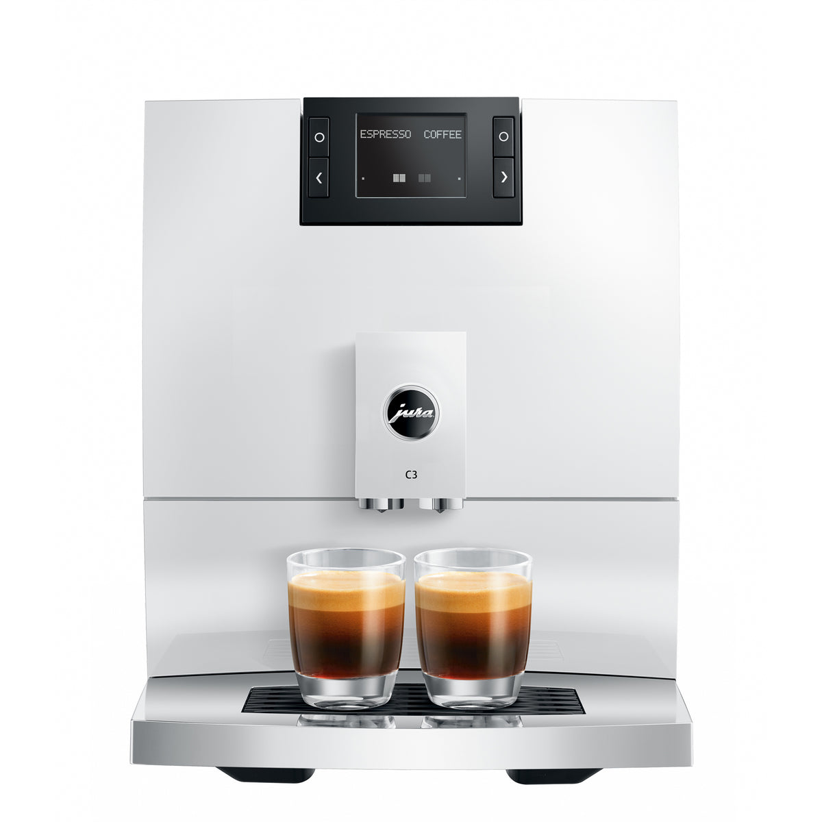 C3 Fully Automatic Coffee Machine in Piano White