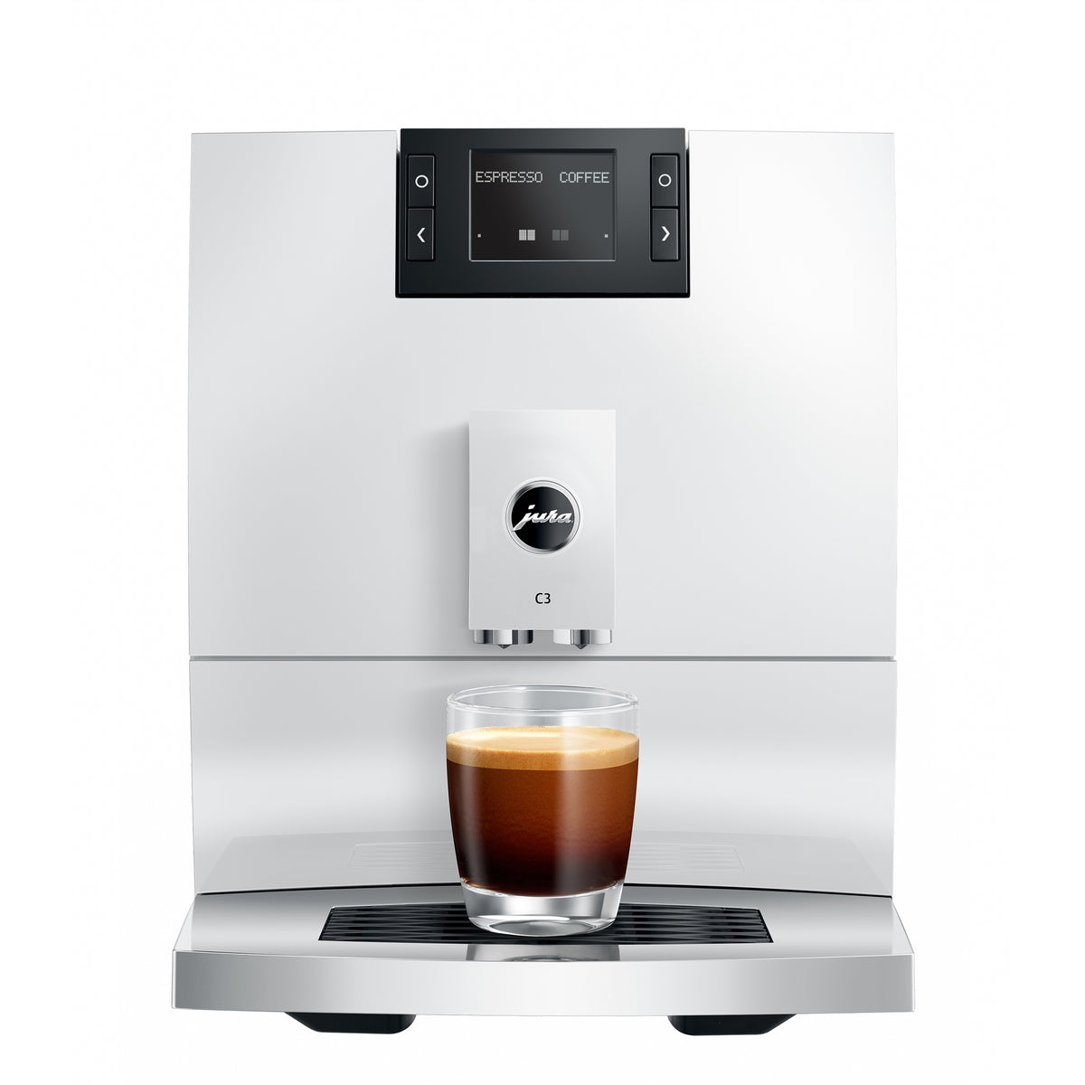 C3 Fully Automatic Coffee Machine in Piano White