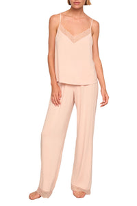 Kari Cami & Pant PJ Set in Tea Rose