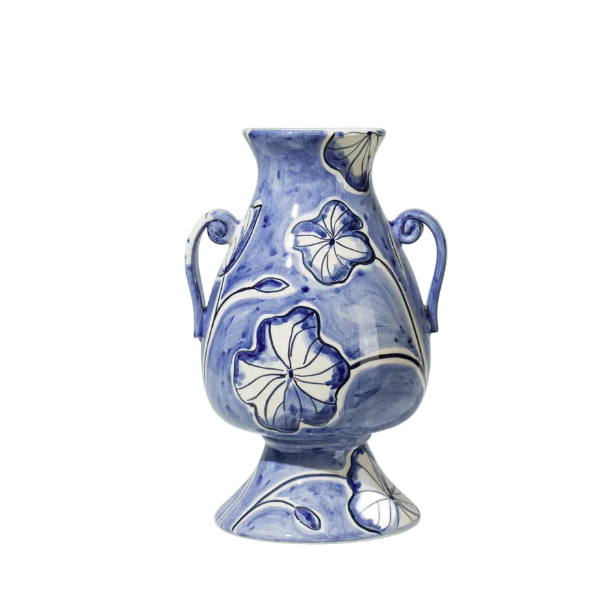 Colibri Vase in Night Blue Nasturium