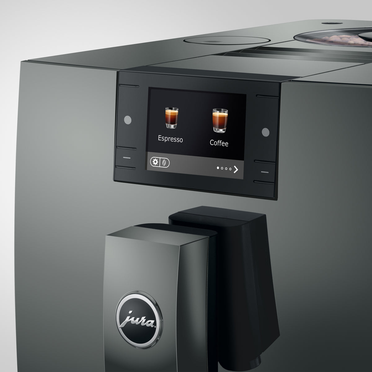 C9 Fully Automatic Coffee Machine in Piano Inox