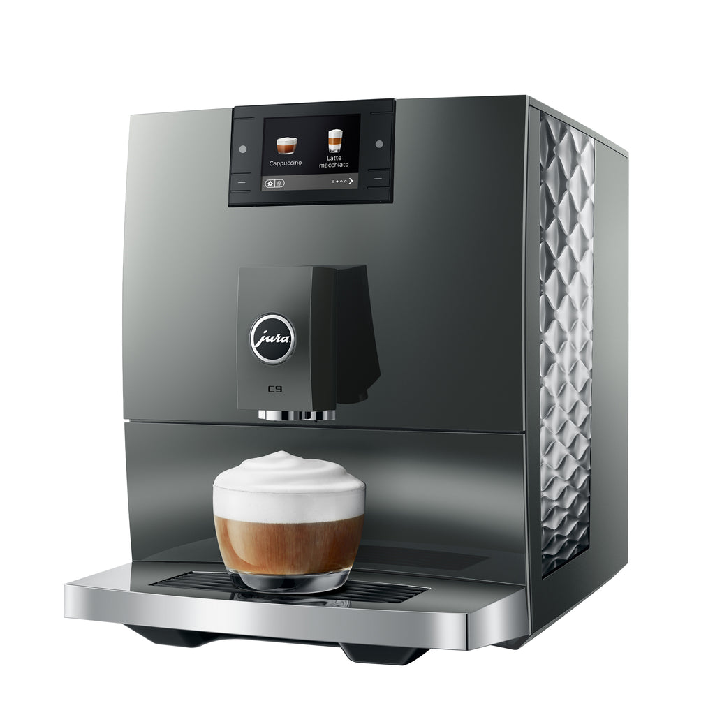 C9 Fully Automatic Coffee Machine in Piano Inox