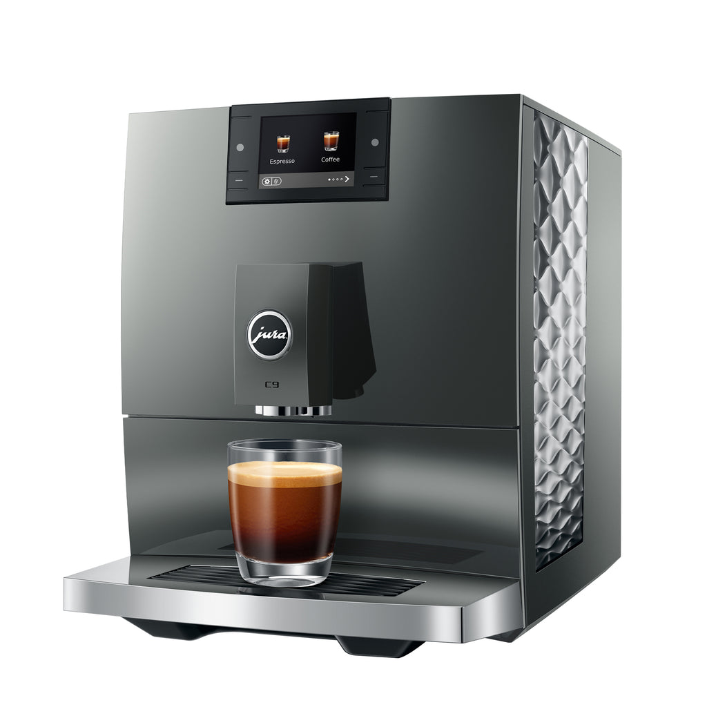 C9 Fully Automatic Coffee Machine in Piano Inox