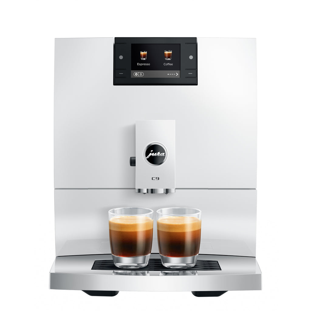 C9 Fully Automatic Coffee Machine in Piano White