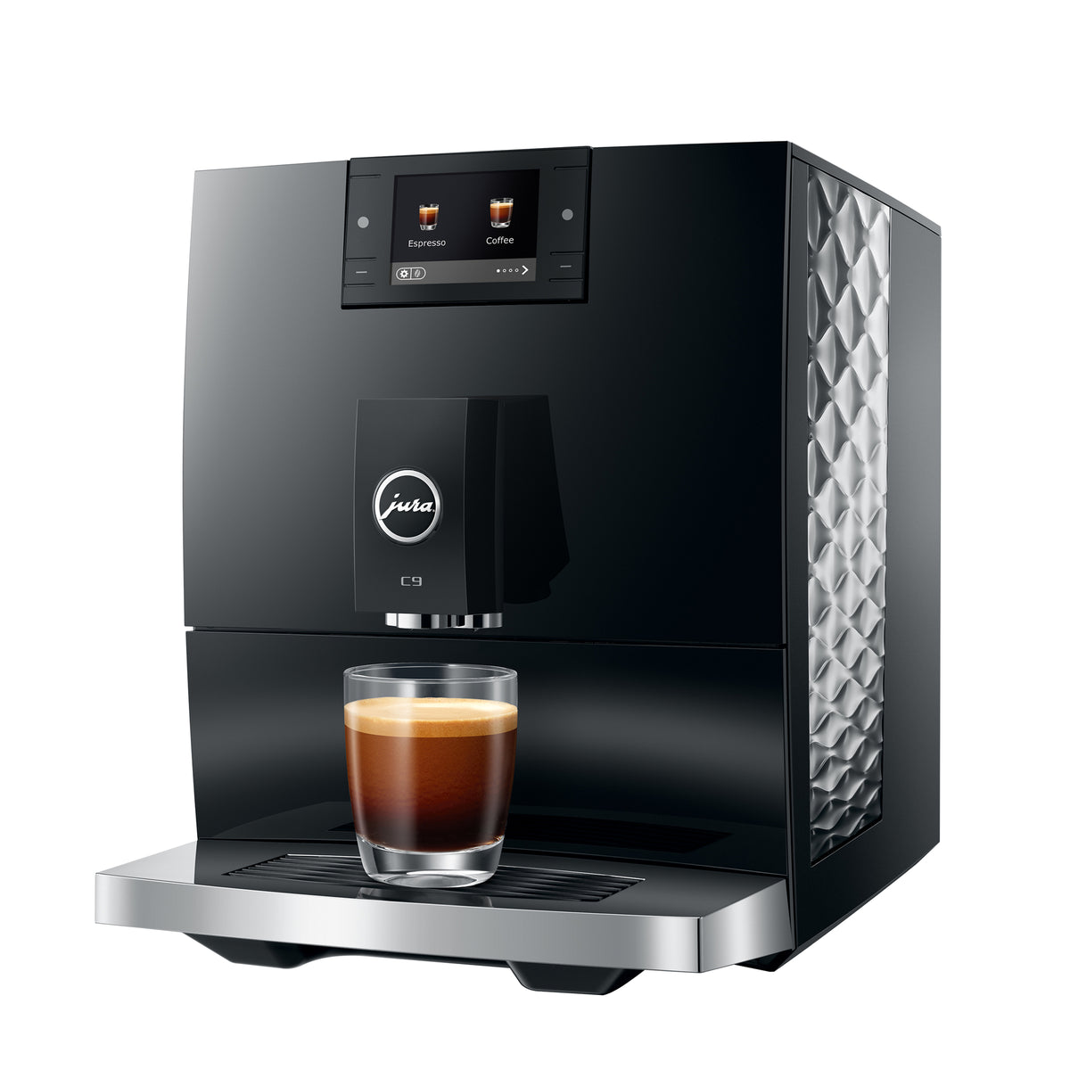 C9 Fully Automatic Coffee Machine in Piano Black