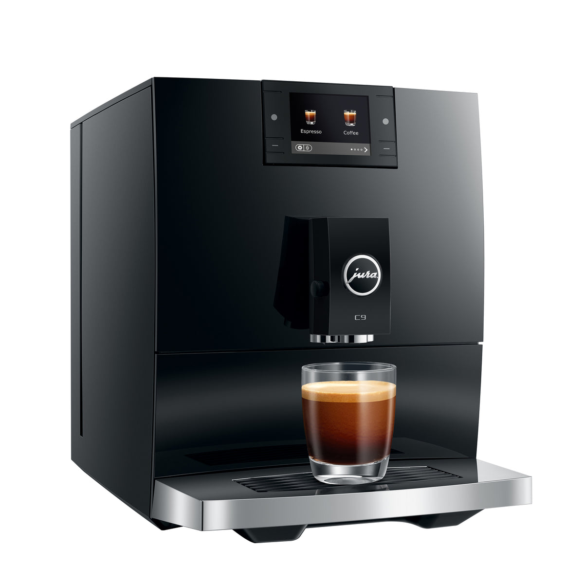 C9 Fully Automatic Coffee Machine in Piano Black