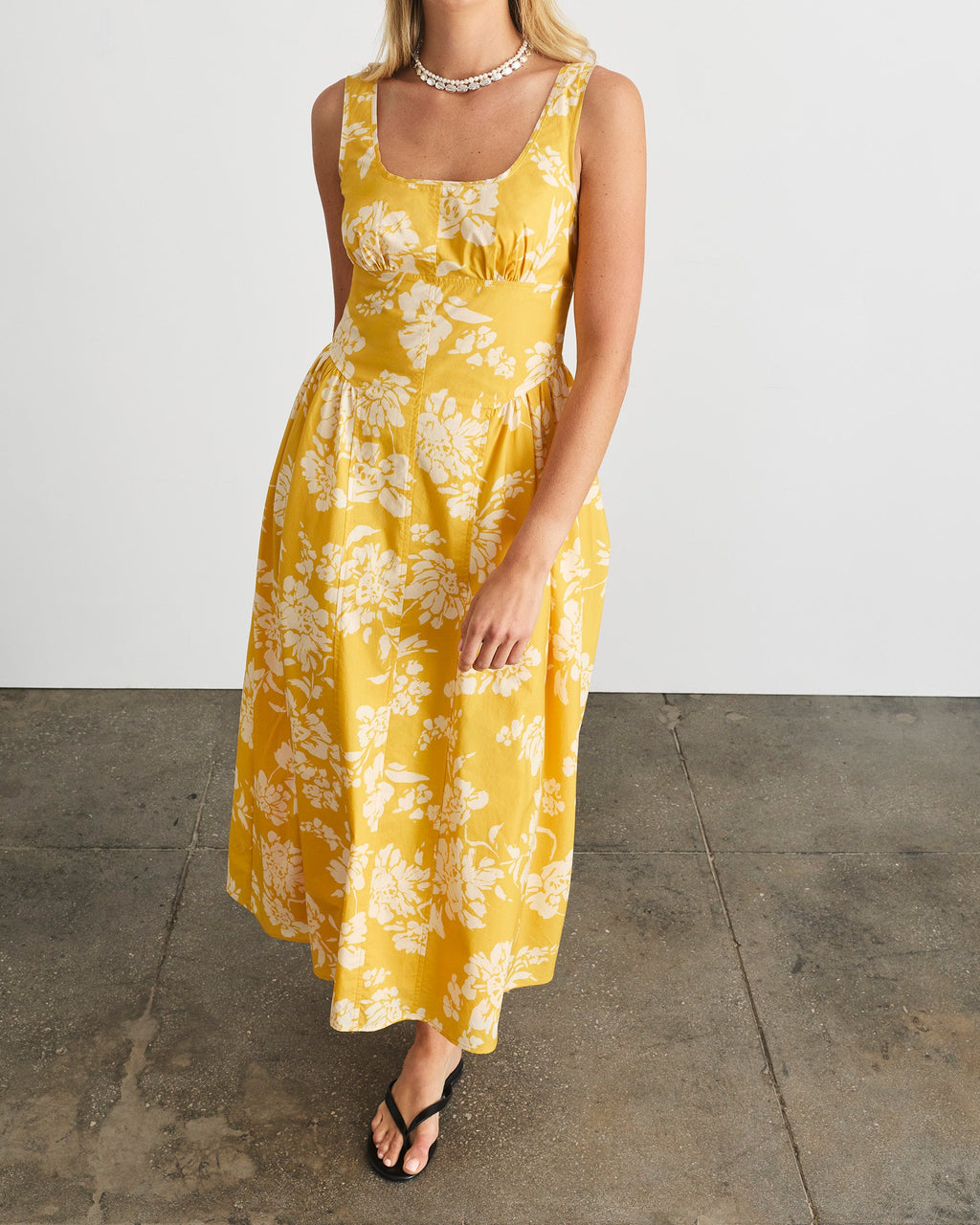 Cadence Dress in Buttercup Multi