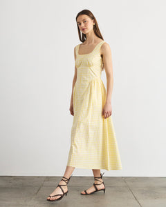 Cadence Dress in Lemon Meringue Multi
