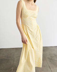 Cadence Dress in Lemon Meringue Multi