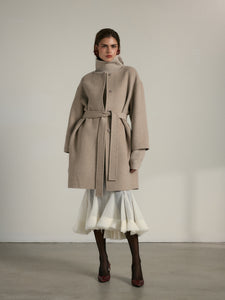 The Campos Coat in Oatmeal