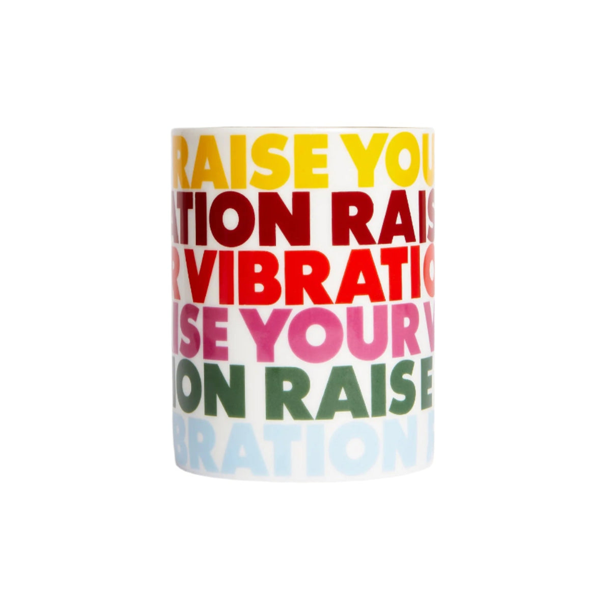 320G Candle in Raise Your Vibration Multicolor